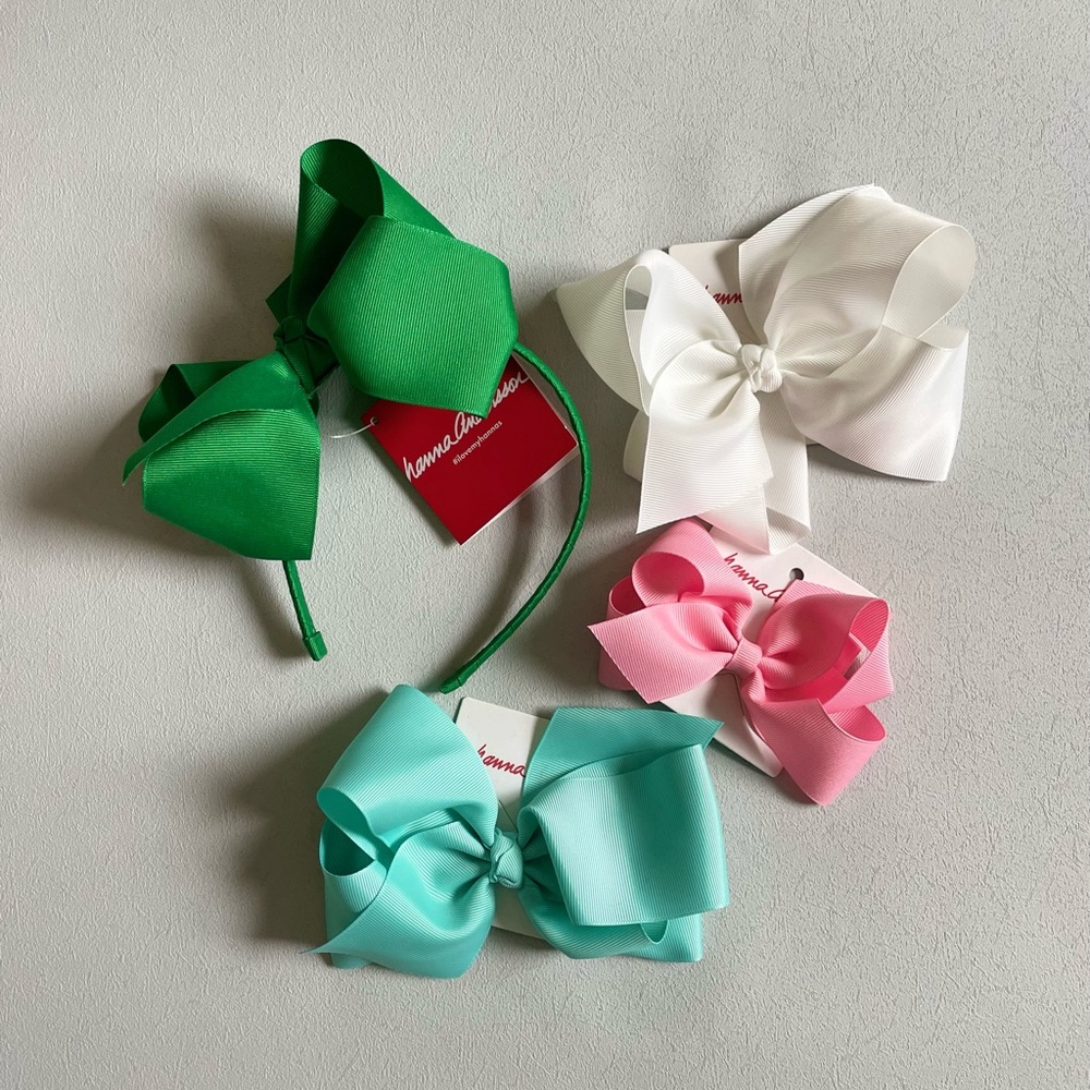 Hanna Andersson Bow Hair Accessories